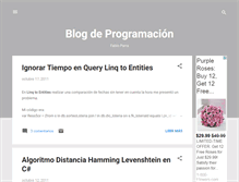 Tablet Screenshot of blogdeprogramacion.com